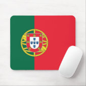 Tapis De Souris Plaque de souris avec Drapeau du Portugal (Avec souris)