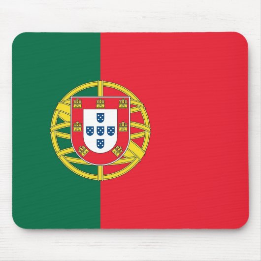 Tapis De Souris Plaque de souris avec Drapeau du Portugal (Devant)