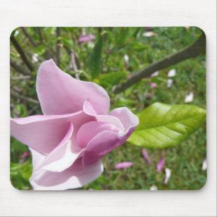 Tapis De Souris Plaque de souris avec fleur de magnolia