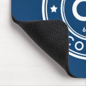 Tapis De Souris Plaque de souris bleu élément cuivre (Coin)
