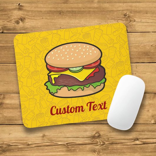 Tapis De Souris Plaque de souris Cheeseburger