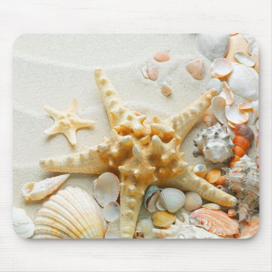 Tapis De Souris Plaque de souris/Coques de mer (Devant)