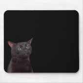 Tapis De Souris Plaque de souris de chat Zoned Out (Devant)