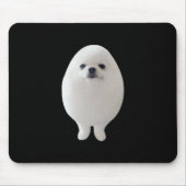 Tapis De Souris Plaque de souris de mème de chien d'oeuf (Devant)