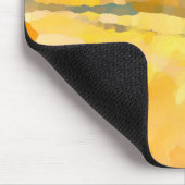 Tapis De Souris Plaque de souris expressionniste Abstraite jaune m (Coin)