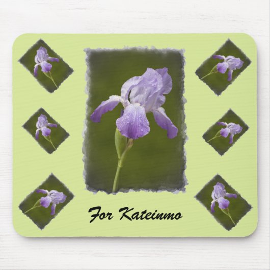 Tapis De Souris Plaque de souris Iris, Pour Kateinmo (Devant)