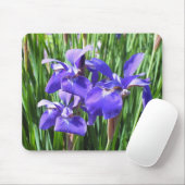 Tapis De Souris Plaque de souris Iris Violet (Avec souris)