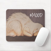 Tapis De Souris Plaque de souris : #MOOD (Avec souris)