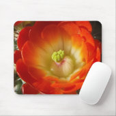 Tapis De Souris Plaque de souris Orange Cactus (Avec souris)