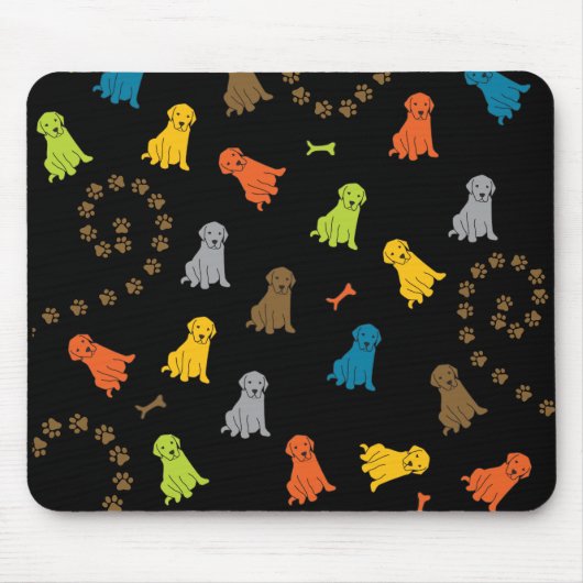Tapis De Souris Plaque de souris pour chien de Labrador Retriever (Devant)