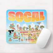 Tapis De Souris Plaque de souris SoCal (Avec souris)