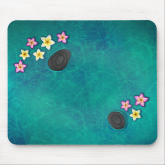 Tapis De Souris Plaque de souris Spa à fleurs flottantes