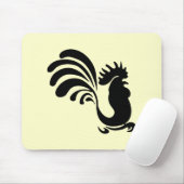 Tapis De Souris Plaque de souris Stylisée Rooster (Avec souris)