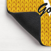 Tapis De Souris Plaque de souris texturée or avec monogramme (Coin)