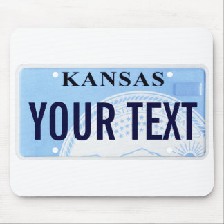 Tapis De Souris Plaque minéralogique de joint d'état du Kansas