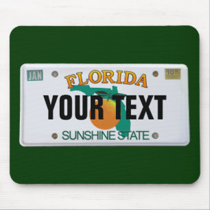 Tapis De Souris Plaque minéralogique (personnalisable) de la