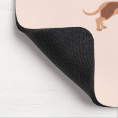 Tapis De Souris Plaquettes de souris Dachshund Cute (Coin)