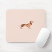 Tapis De Souris Plaquettes de souris Dachshund Cute (Avec souris)