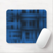 Tapis De Souris Plat moderne bleu (Avec souris)