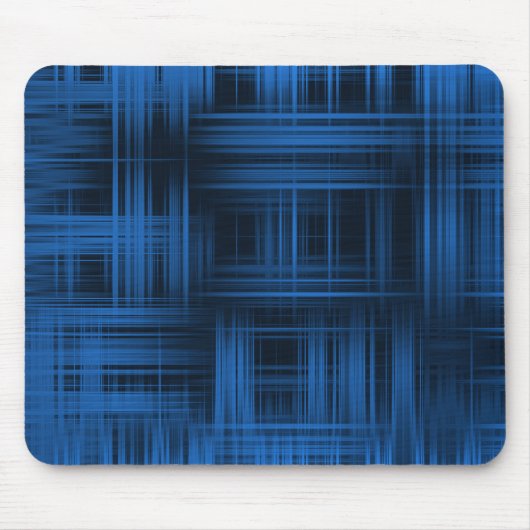Tapis De Souris Plat moderne bleu (Devant)