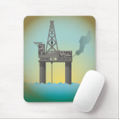 Tapis De Souris Plateforme pétrolière (Avec souris)