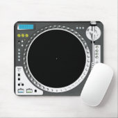 Tapis de souris platine DJ (Avec souris)