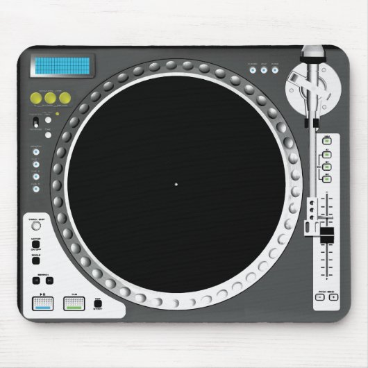 Tapis de souris platine DJ (Devant)