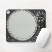 Tapis de souris platine DJ (Avec souris)