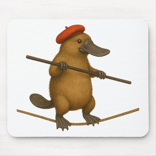 Tapis De Souris Platon ornithorynque funambule (Devant)