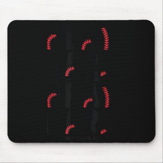 Tapis De Souris Play Hard Pray Hard Youth Boy Christian Baseball J