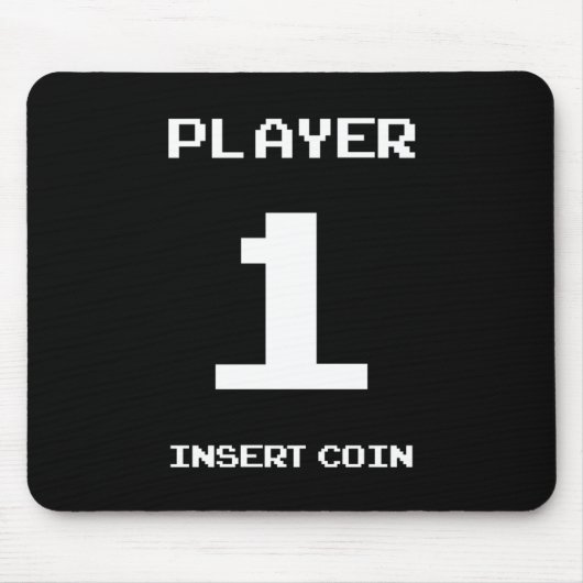 Tapis De Souris Player 1 gamer design (Devant)