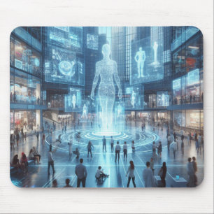 Tapis De Souris Plaza de sculptures numériques