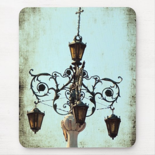 Tapis De Souris Plaza Light Music Notes Grunge (Devant)