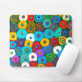 Tapis De Souris Plein cercle Mousepad 1 (Avec souris)