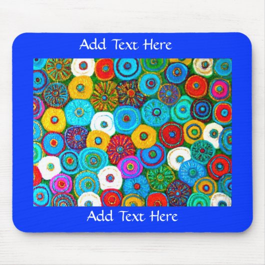 Tapis De Souris Plein cercle Mousepad 2 (Devant)