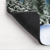 Tapis De Souris Pleine lune de Cabine de journal rustique (Coin)