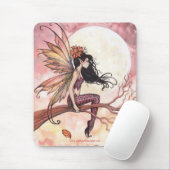Tapis De Souris Pleine lune en automne Fairy Mousepad (Avec souris)