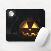 Tapis De Souris Pleine lune et Jack O'Lantern Mousepad (Avec souris)