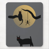 Tapis de souris pleine lune hantée (Devant)