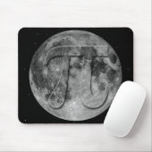 Tapis De Souris Pleine lune Pi Day Fun (Avec souris)