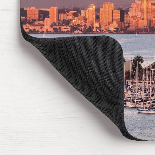 Tapis De Souris Pleine lune sur San Diego (Coin)