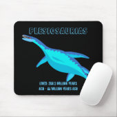 Tapis De Souris Plesiosaurus Dinosaur (Avec souris)