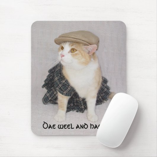 Tapis De Souris Pli d'écossais (Avec souris)