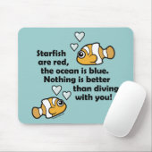 Tapis De Souris Plongée avec toi (Avec souris)