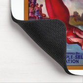 Tapis De Souris Plongée Fille Californie Pommes (Coin)