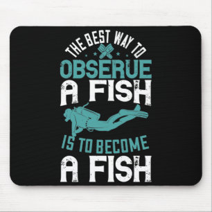 Tapis De Souris Plongée - Meilleure façon d'observer un poisson
