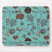 Tapis De Souris Plongée sous-marine L'océan est mon endroit heureu (Devant)