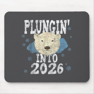 Tapis De Souris Plongeon de Lar Bear - Plongeant dans le froid du
