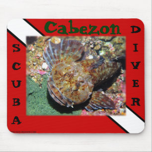 Tapis De Souris Plongeur Cabezon Mousepad