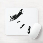 Tapis De Souris Plongeur de F-Bombe (noir) (Avec souris)